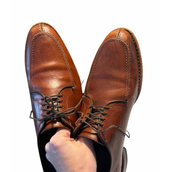 Allen Edmonds D LaSalle Leather Lace Up Oxford 9D Chili Brown Split To4398 USA main image 4